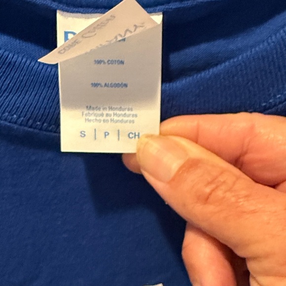 NWOT Indiana State Grayless Heating & Cooling Blue T-Shirt (41) - Picture 4 of 4